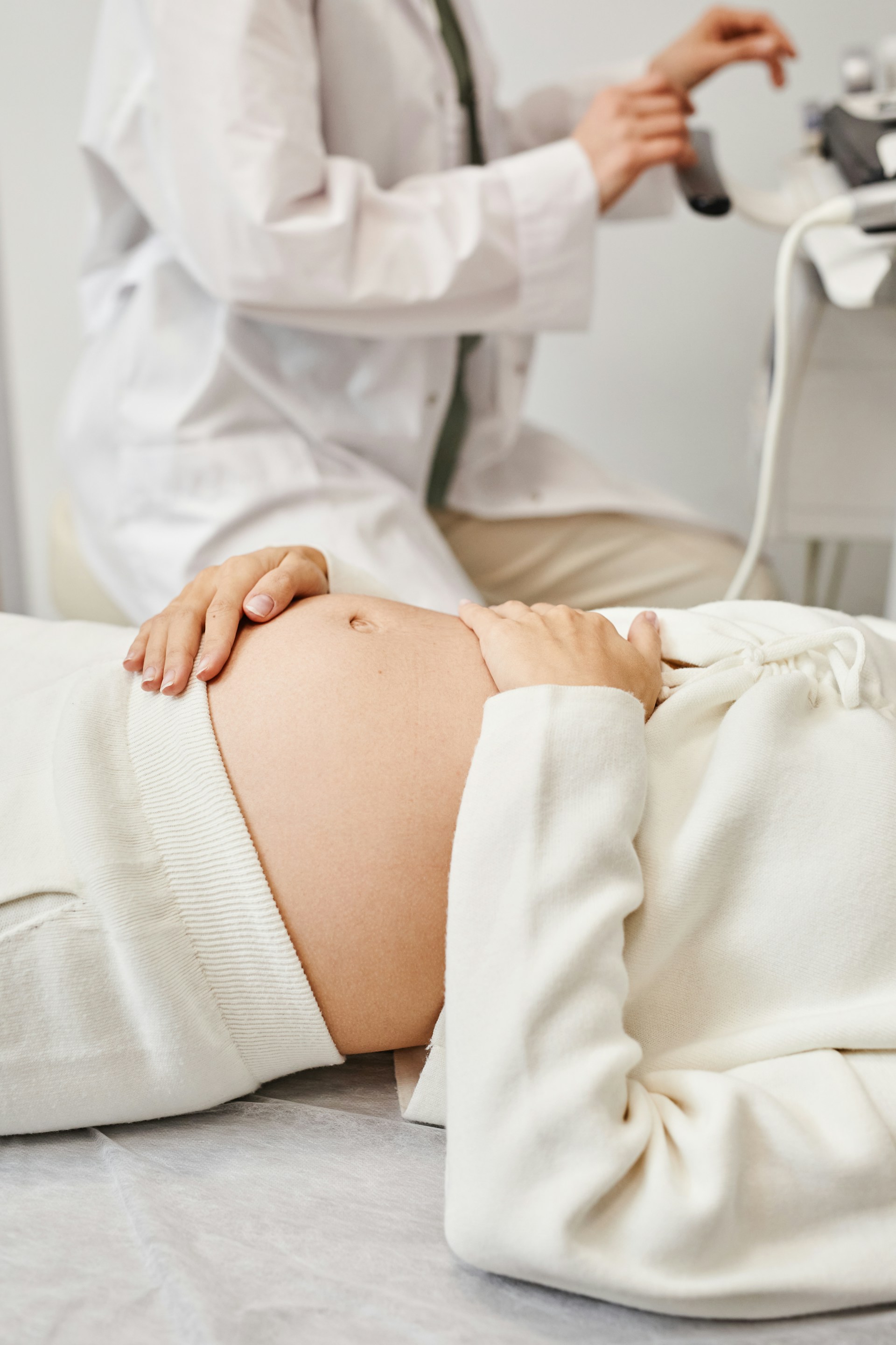 Doula supporting a laboring mother